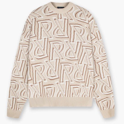 Men's Rep All-over Monogram Knit Jumper