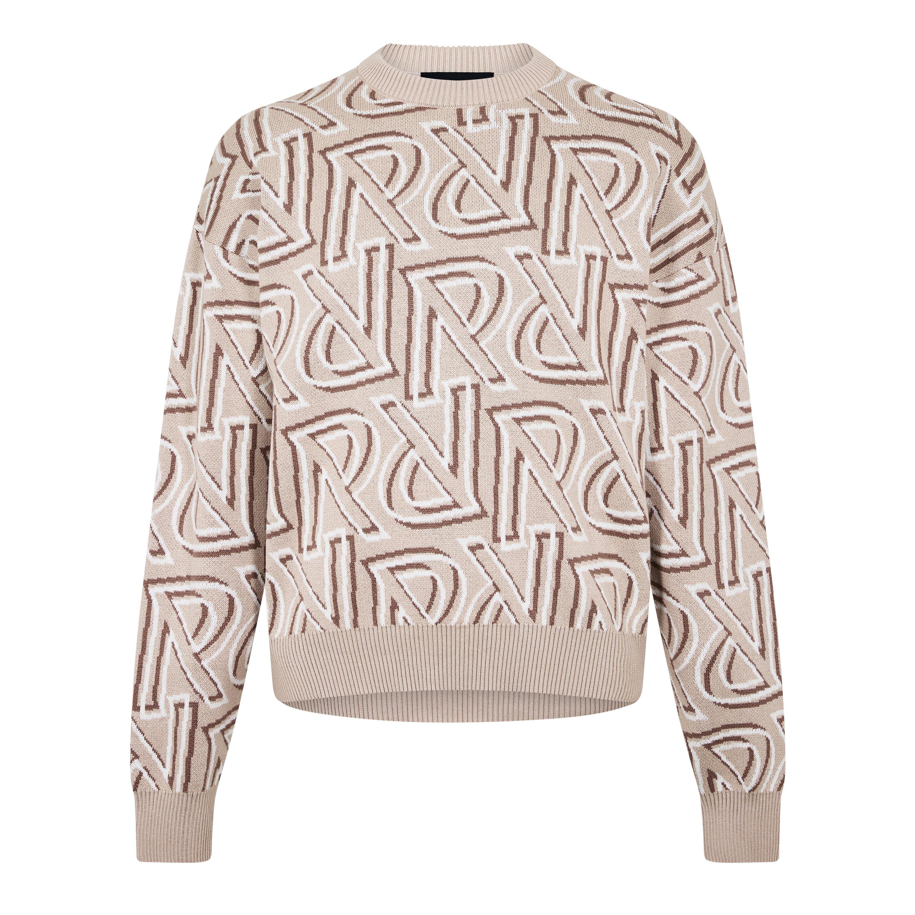 Men's Rep All-over Monogram Knit Jumper