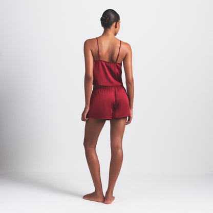 Woven Shine Cami and Short Sleep Set