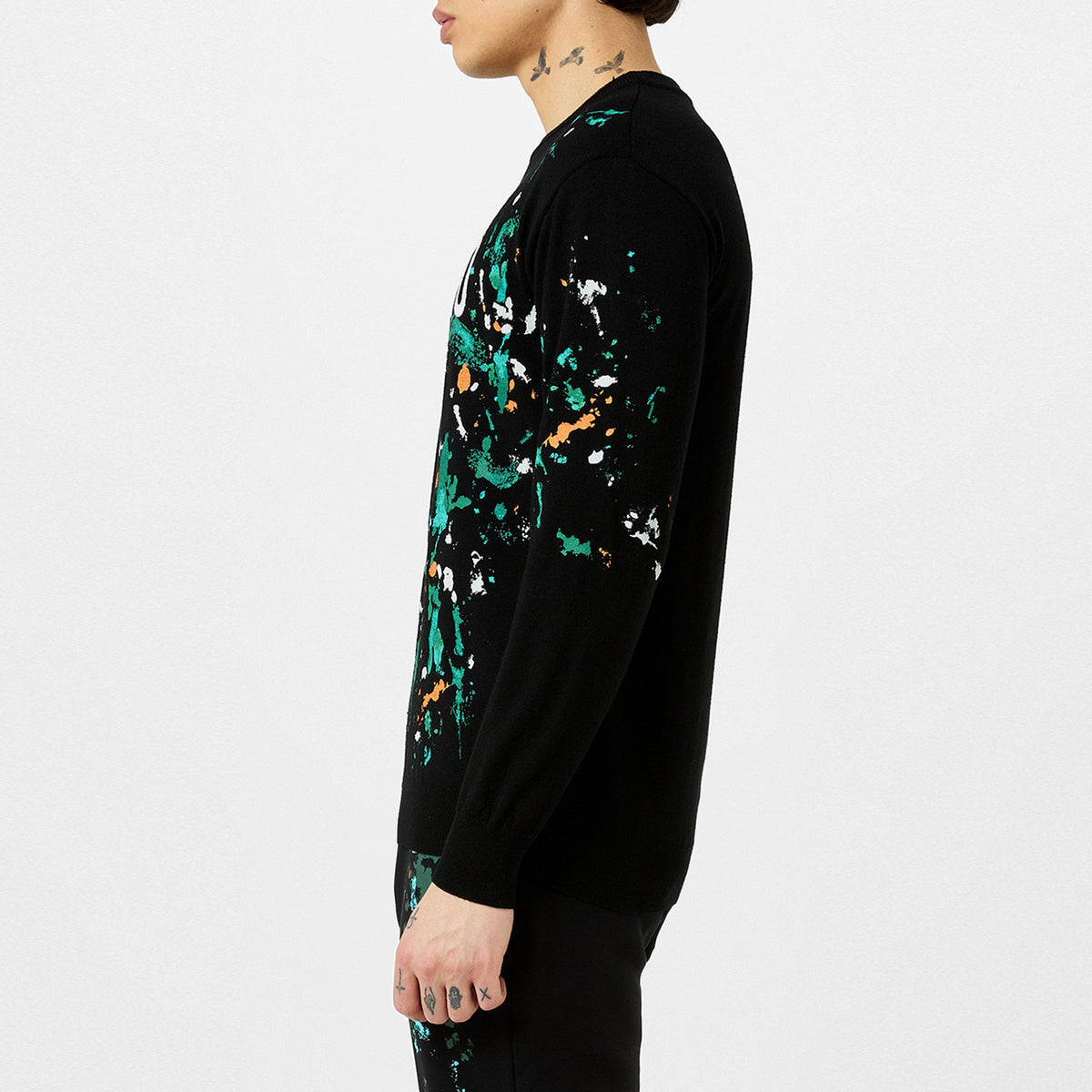 Paint Knit Sweatshirt