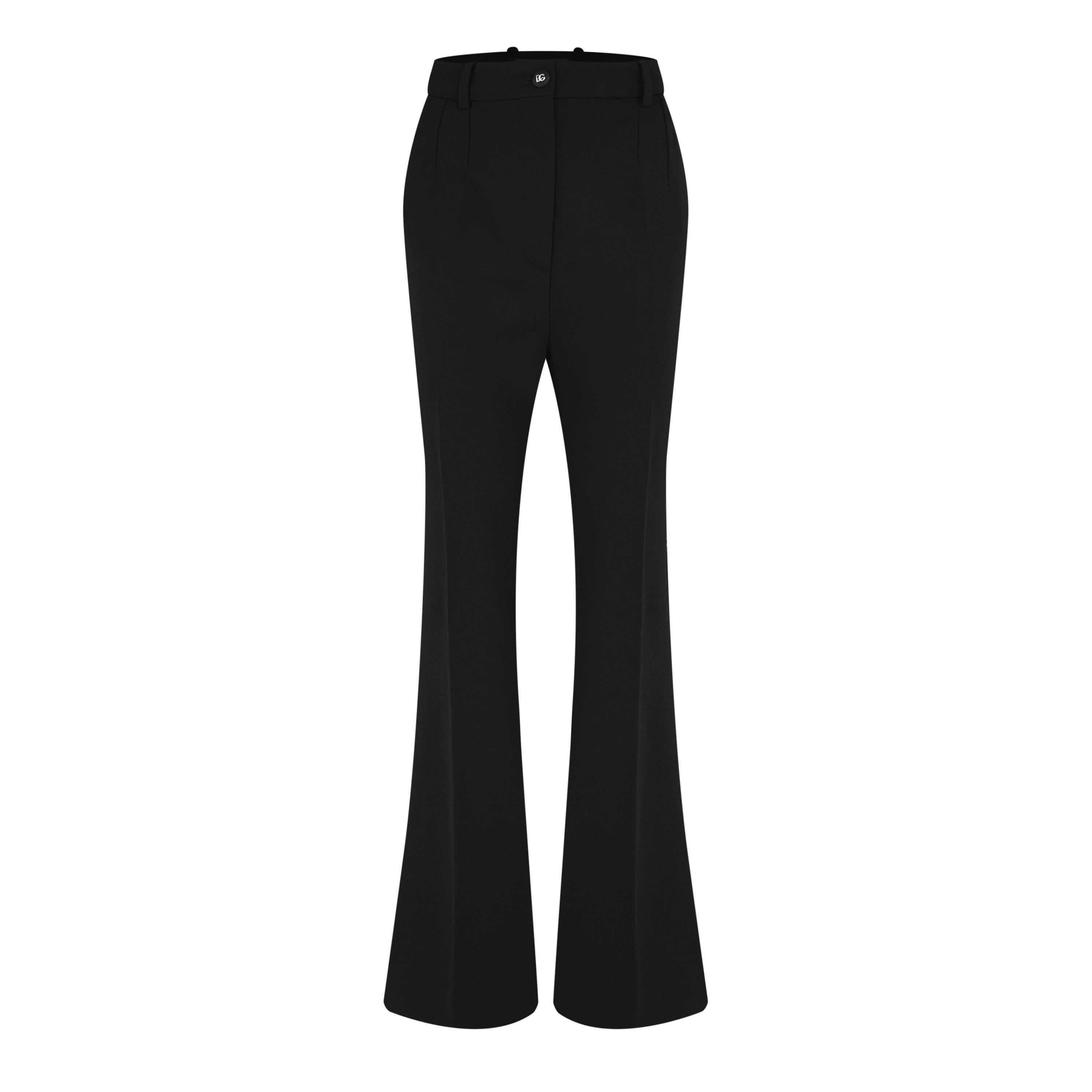 Stretch Jersey Flared Pants