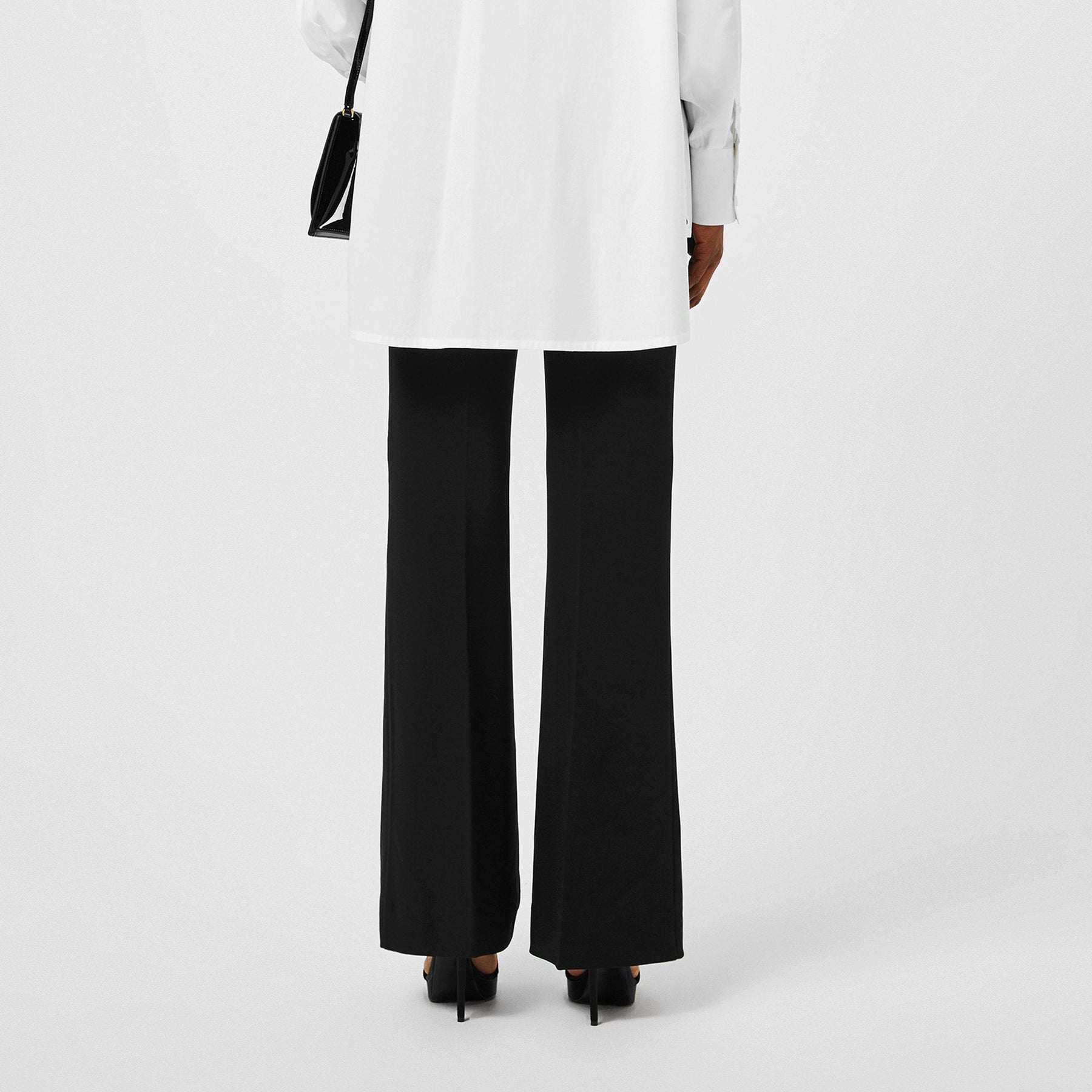 Stretch Jersey Flared Pants