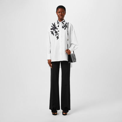 Stretch Jersey Flared Pants