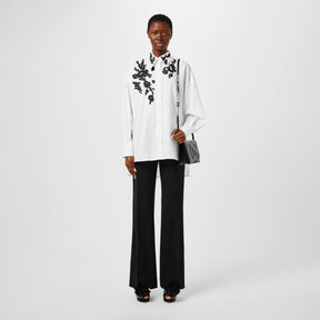 Stretch Jersey Flared Pants