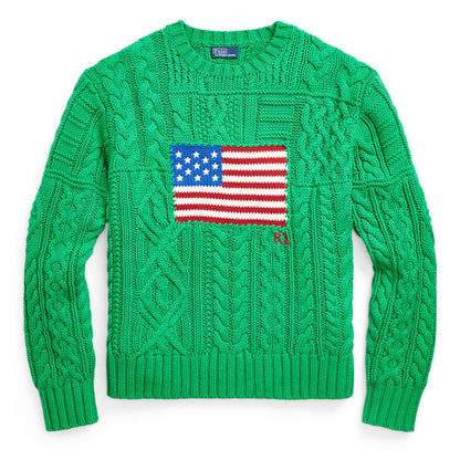 Aran Flag Knit Jumper