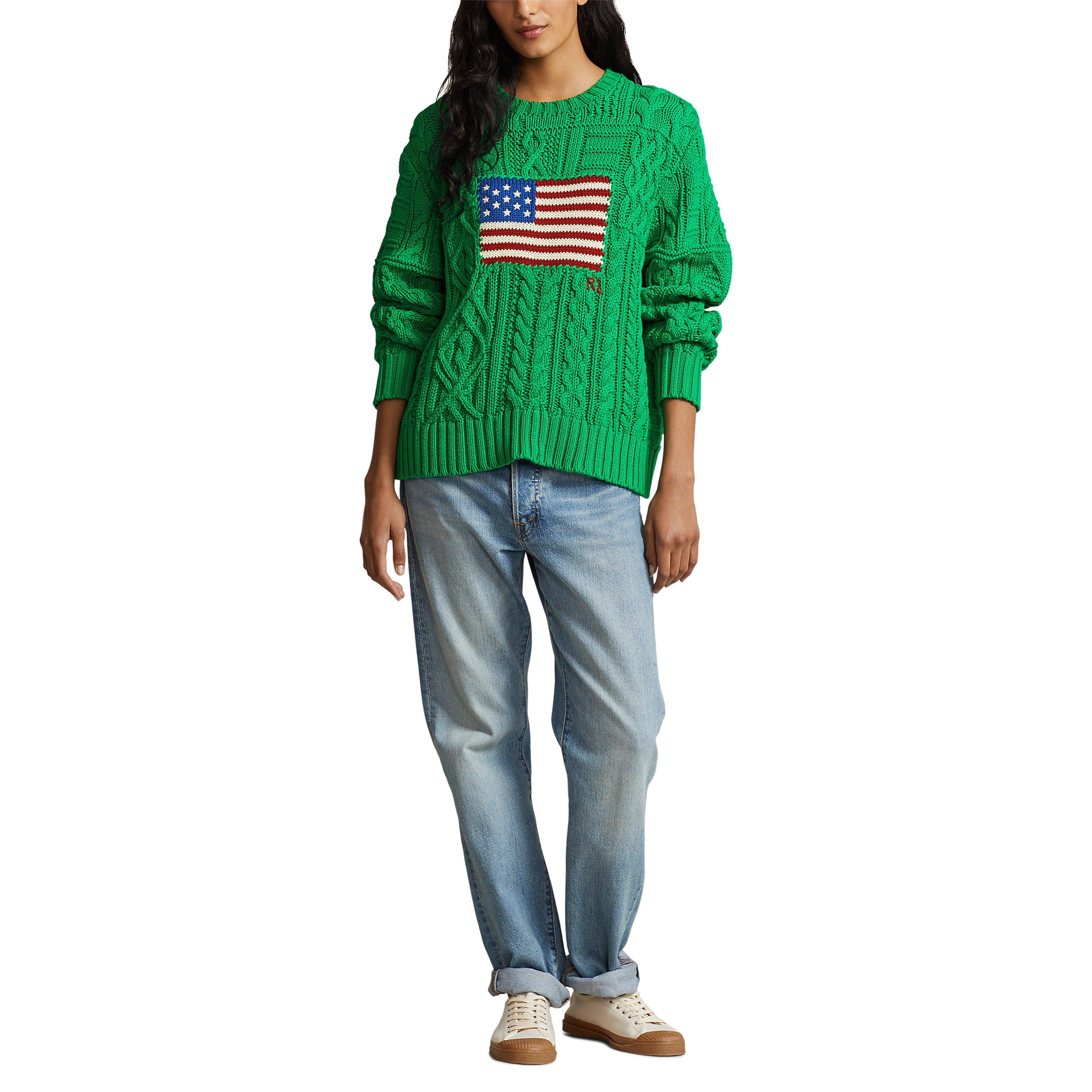 Aran Flag Knit Jumper