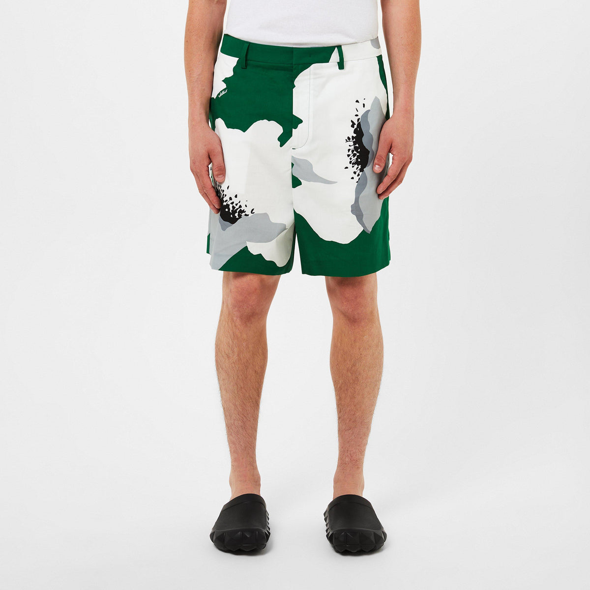 Floral Poplin Shorts