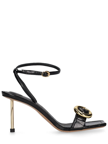 Jacquemus Jacquemus 80mm Regalo leather sandals - Size: UK 2 Heels | Shop From The Mirage