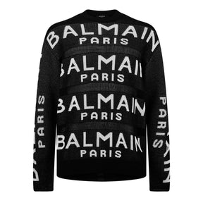 Logo Intarsia Knitted Jumper
