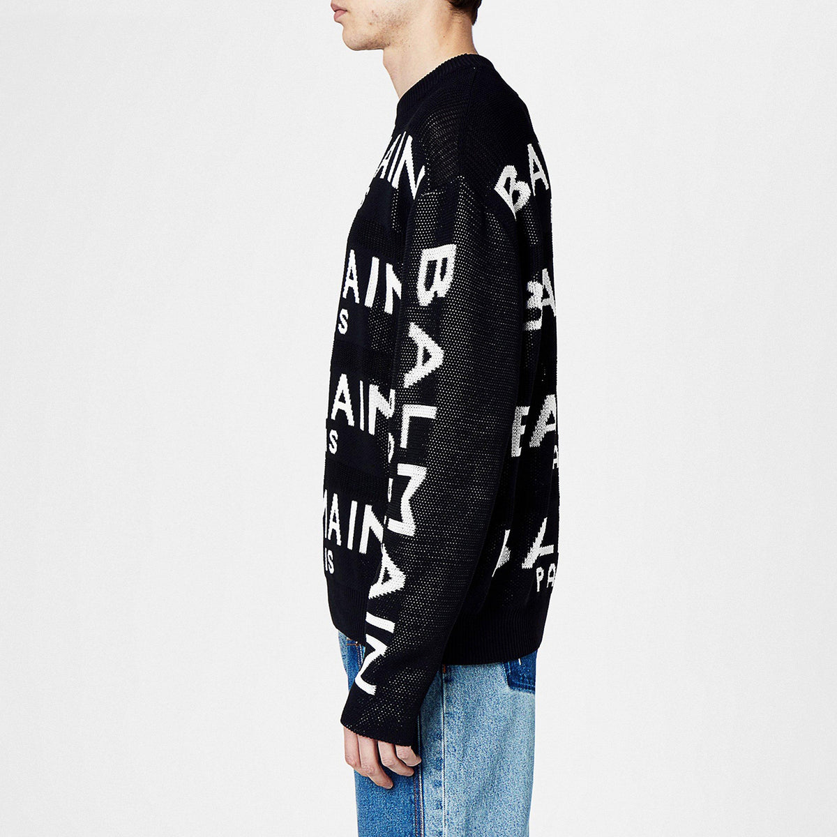 Logo Intarsia Knitted Jumper