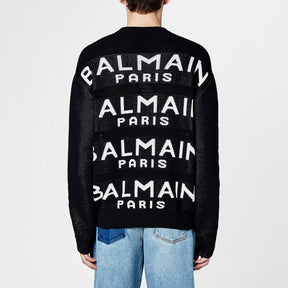 Logo Intarsia Knitted Jumper