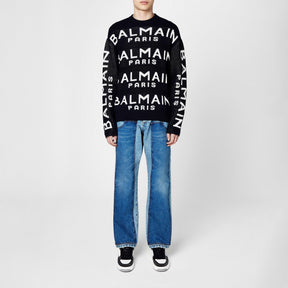 Logo Intarsia Knitted Jumper