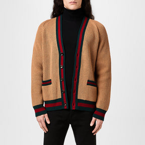 Knitted Web Cardigan