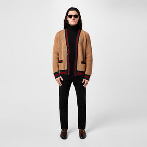 Knitted Web Cardigan