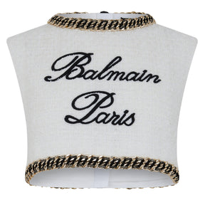 Embroidered Crop Top