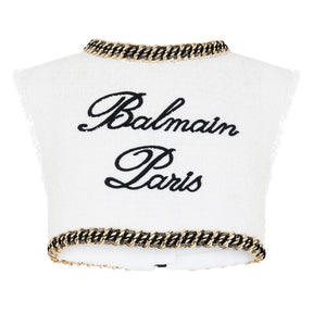Embroidered Crop Top