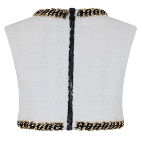 Embroidered Crop Top