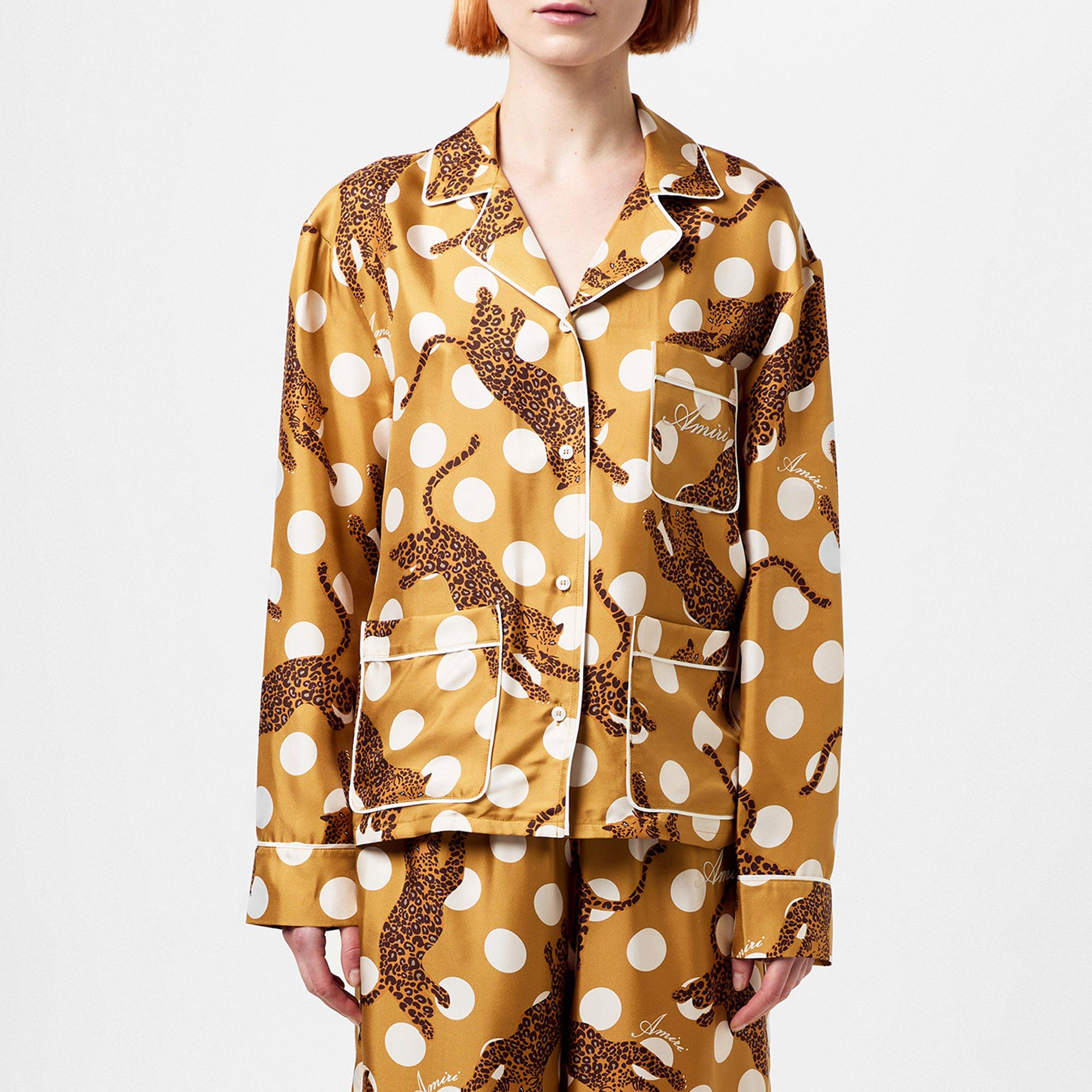 Leopard Pyjama Shirt