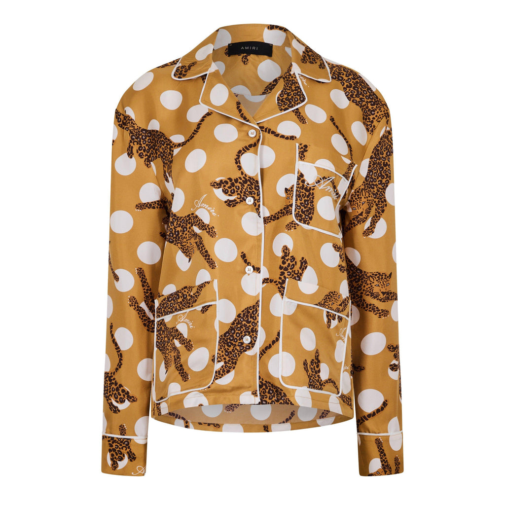 Leopard Pyjama Shirt