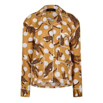 Leopard Pyjama Shirt