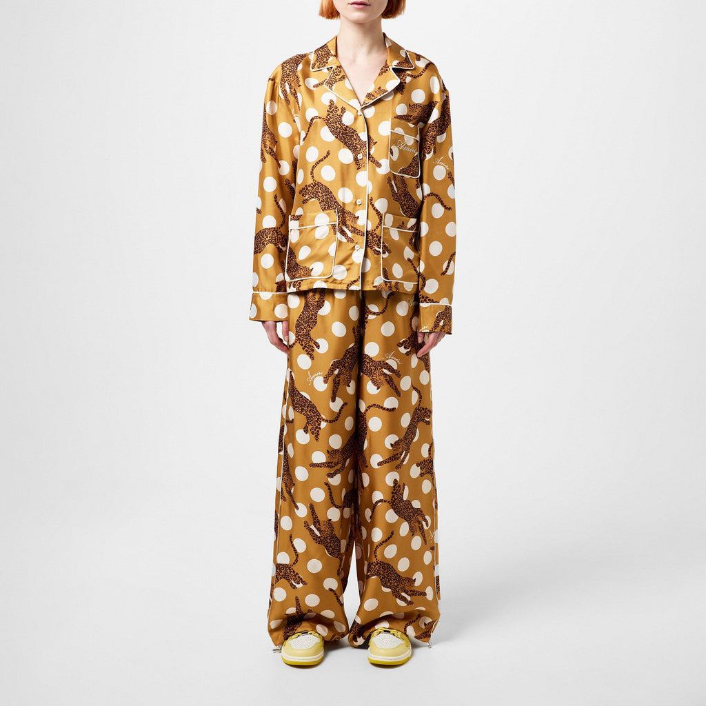 Leopard Pyjama Shirt
