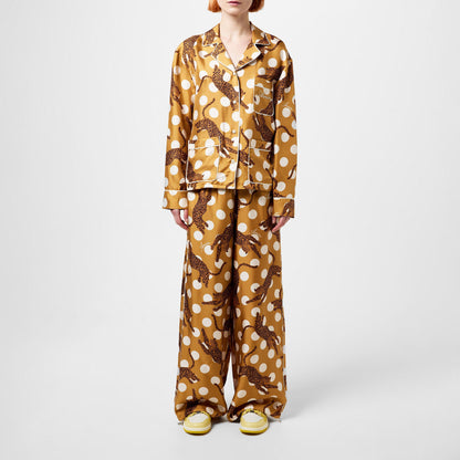Leopard Pyjama Shirt