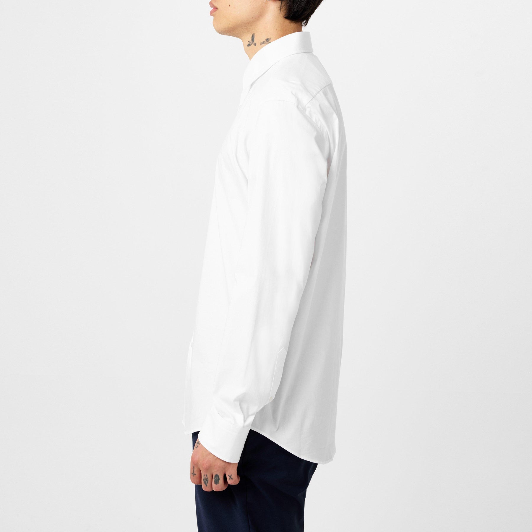 Men's Long Sleeve Plain Shirt