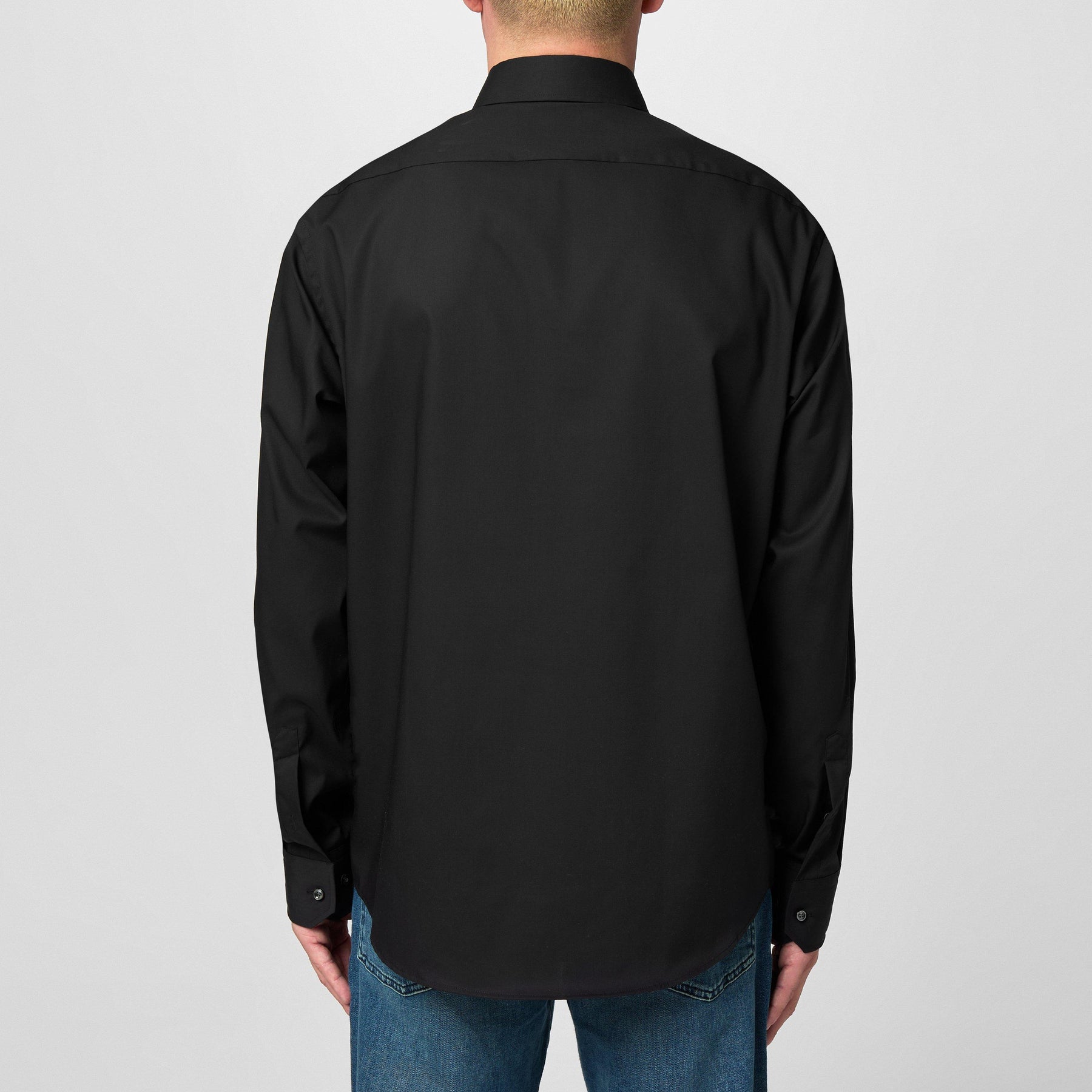 Men's Long Sleeve Plain Shirt