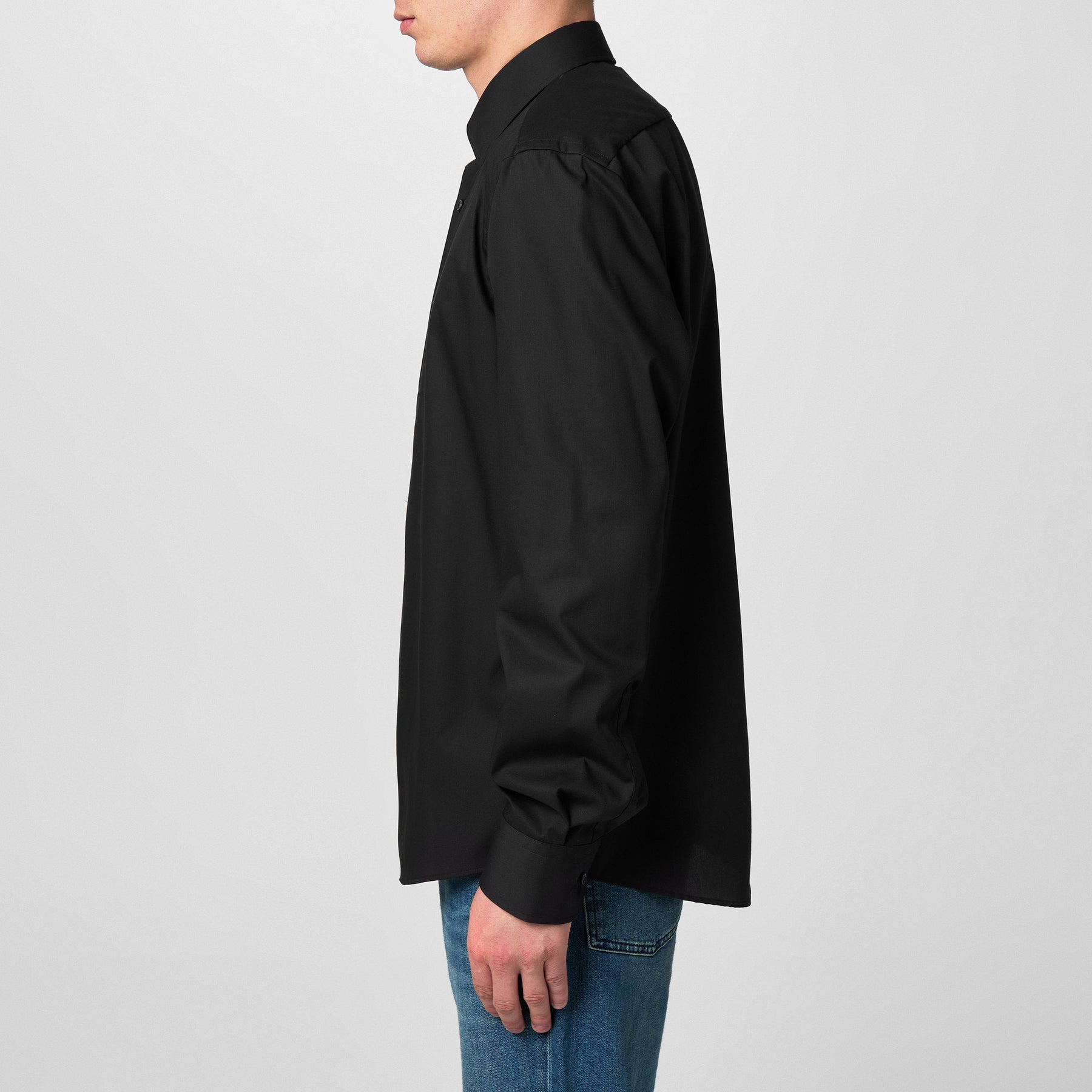 Men's Long Sleeve Plain Shirt