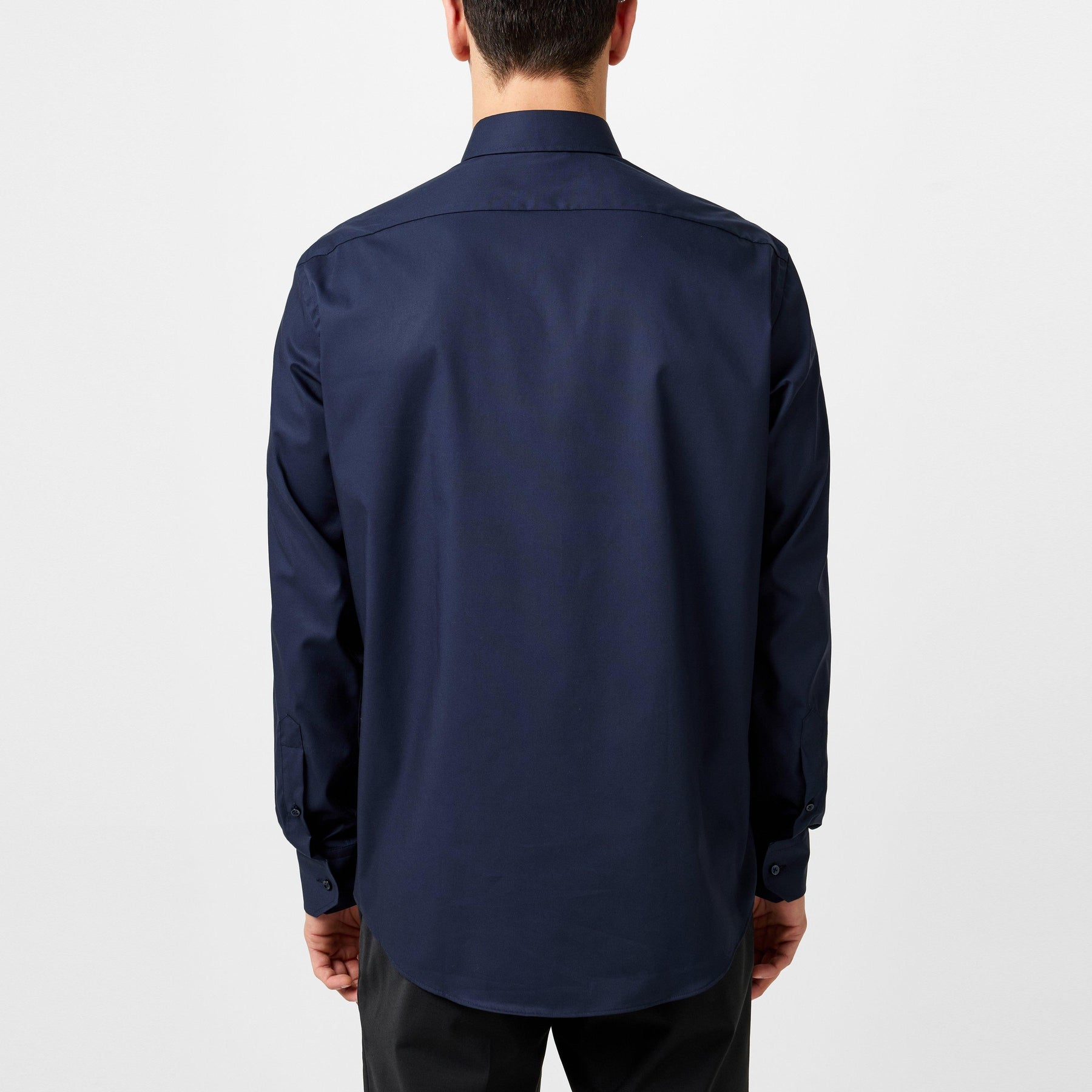 Men's Long Sleeve Plain Shirt