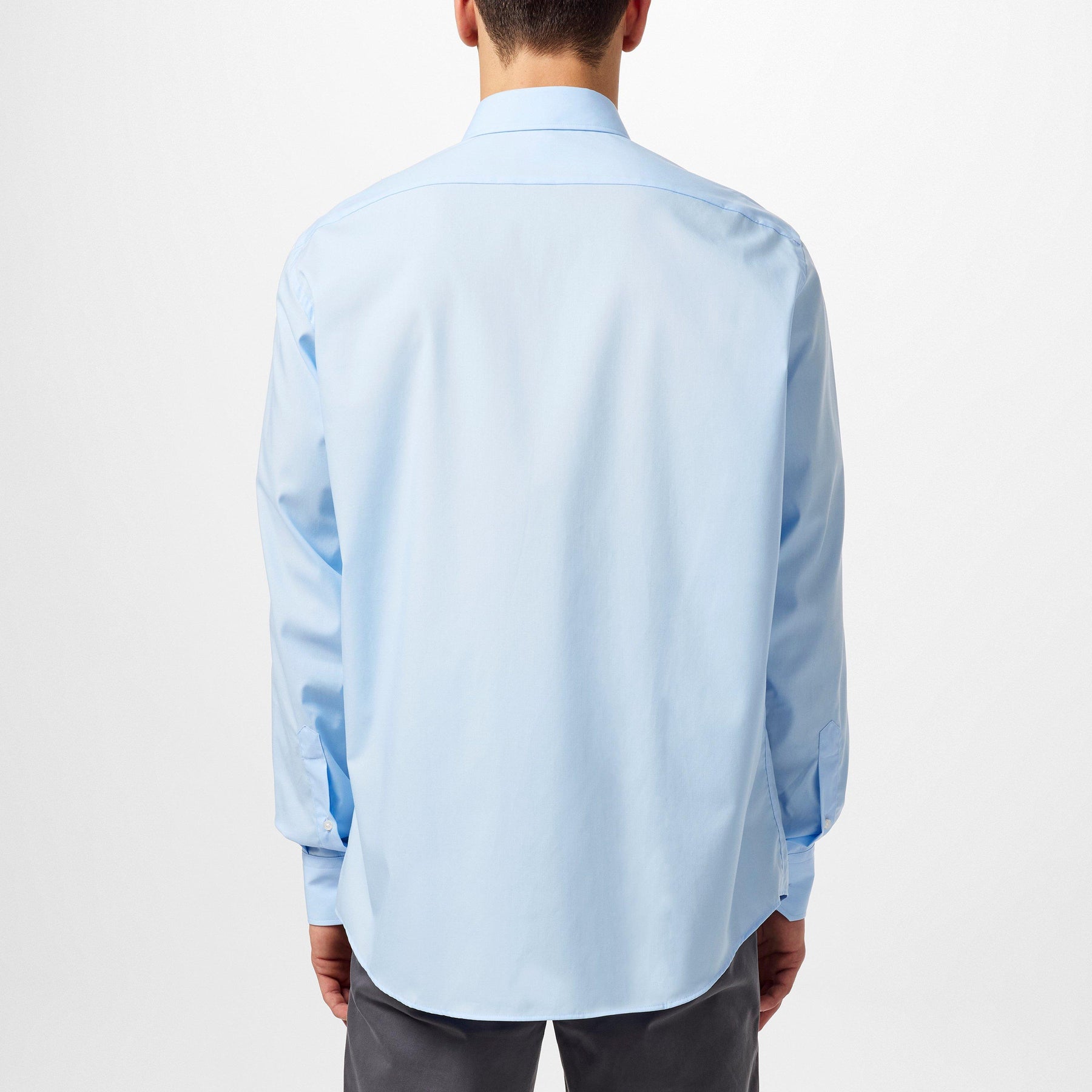 Men's Long Sleeve Plain Shirt
