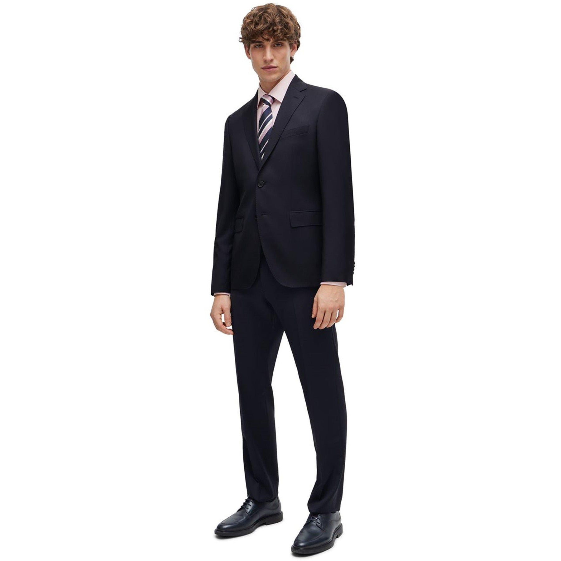 Men's HBB HHANK Trim Plain Long-Sleeve Shirt