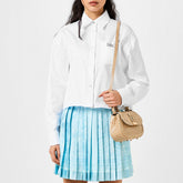Barocco Jacquard Cropped Shirt