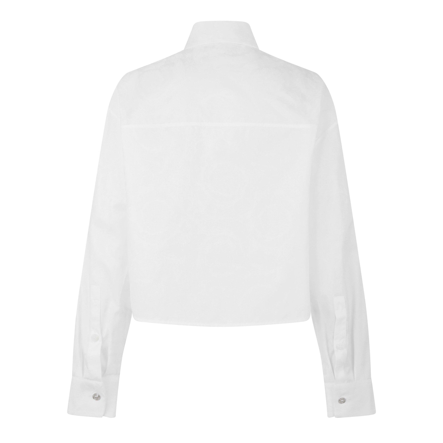 Barocco Jacquard Cropped Shirt