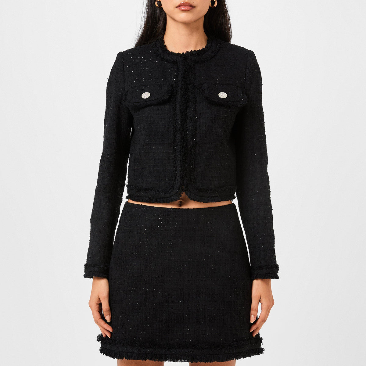 Tweed Cardigan Jacket