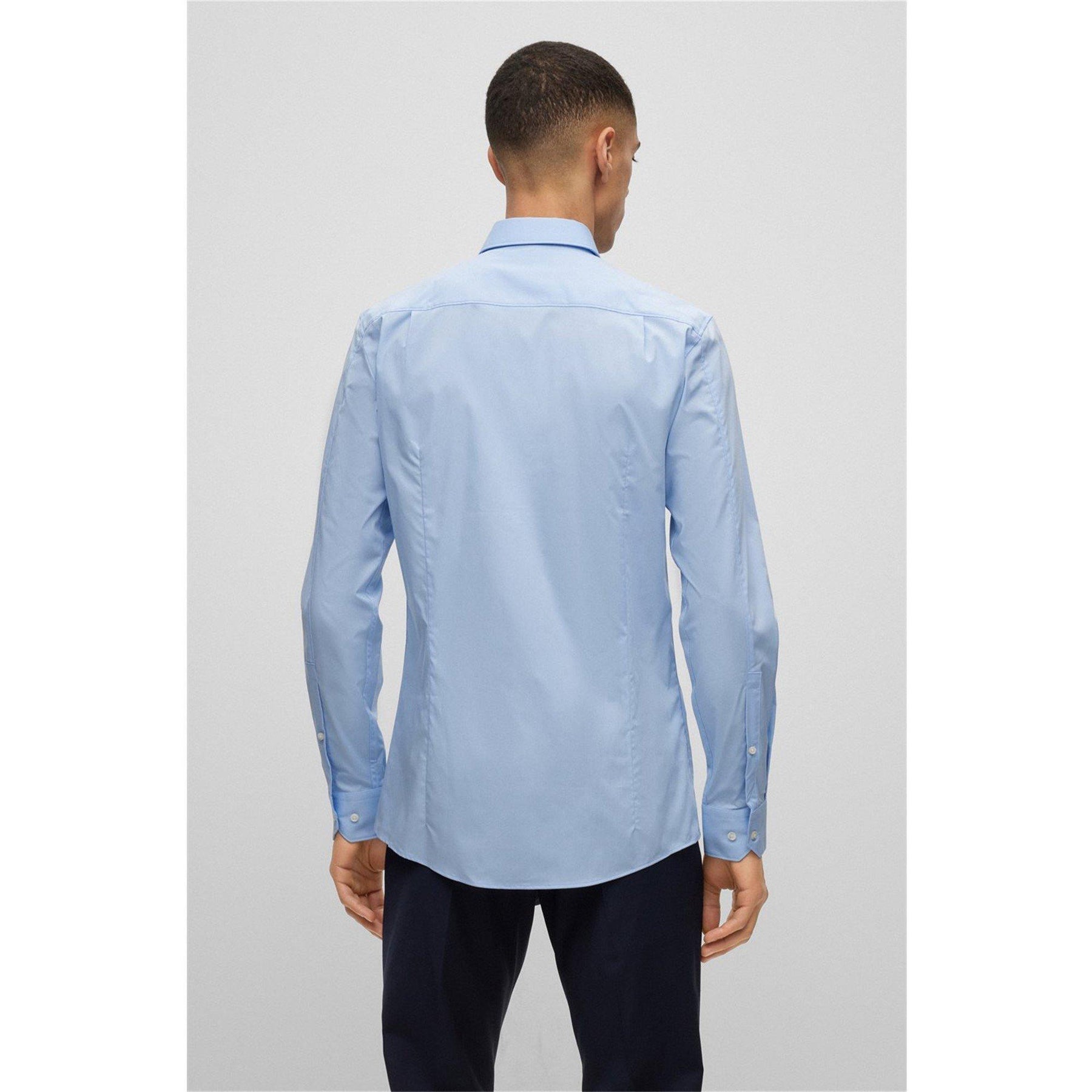 Men's Elisha Long Sleeve Plain Shirt