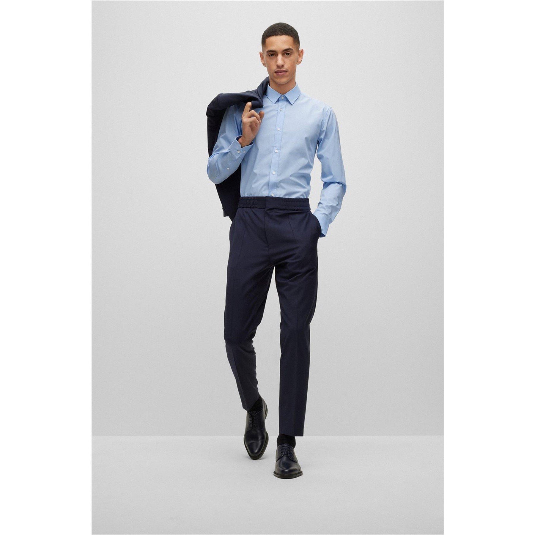 Men's Elisha Long Sleeve Plain Shirt