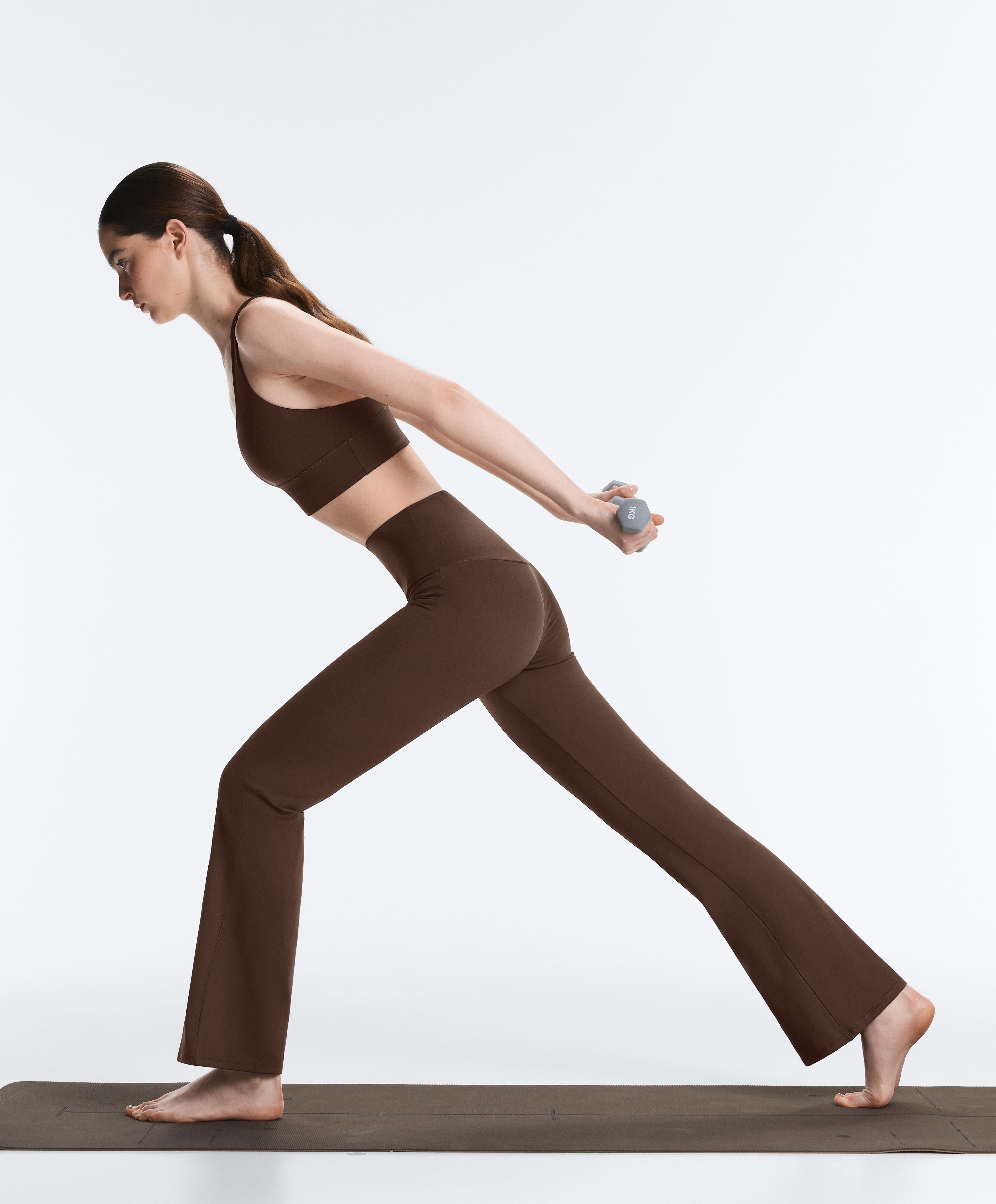 High rise Comfortlux Flare trousers