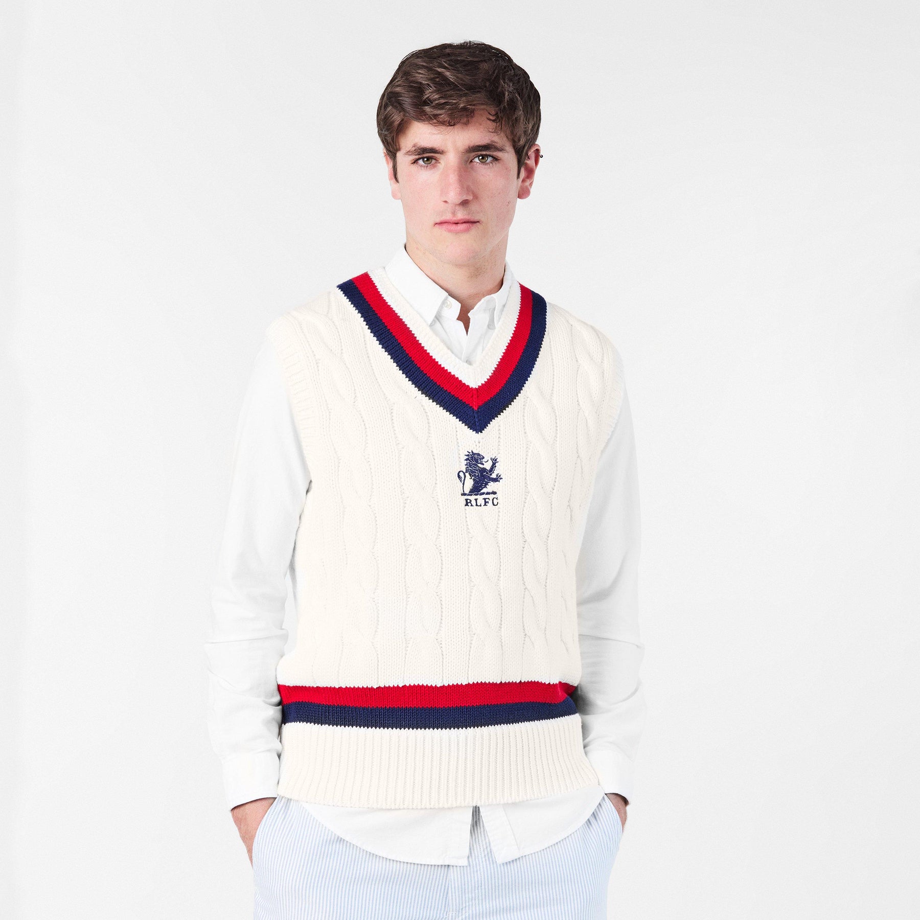 Sleeveless Cricket Sweater