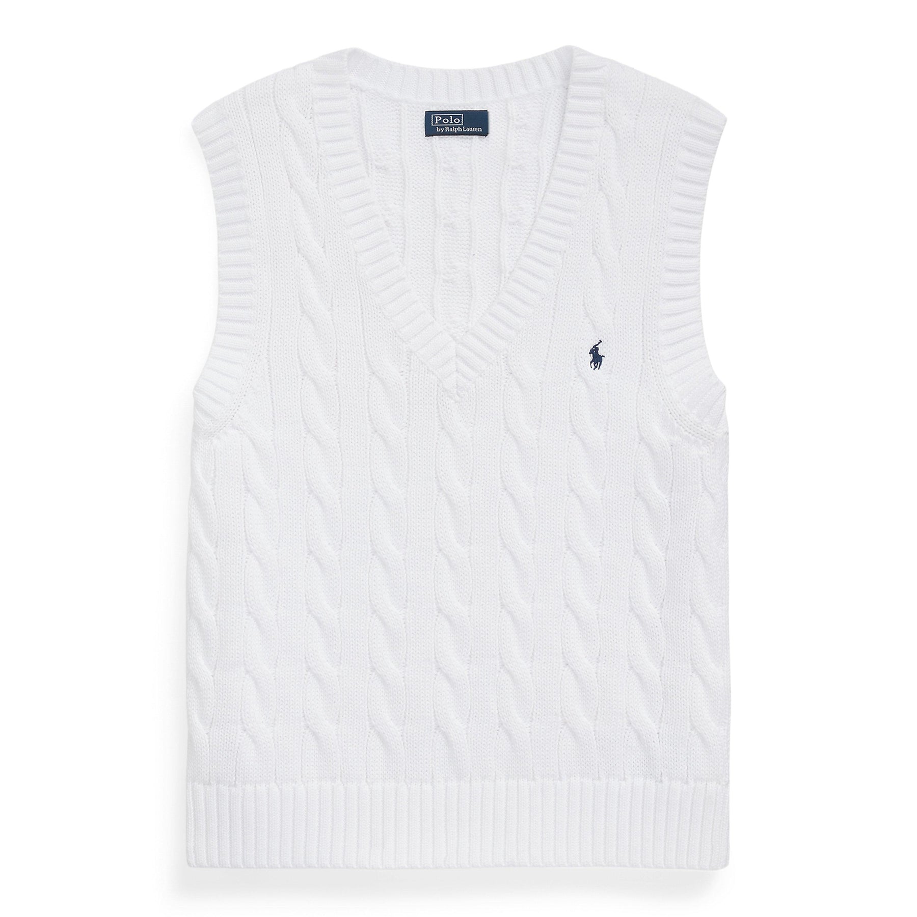 Cable Knit Sleeveless Jumper