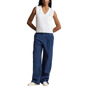 Cable Knit Sleeveless Jumper