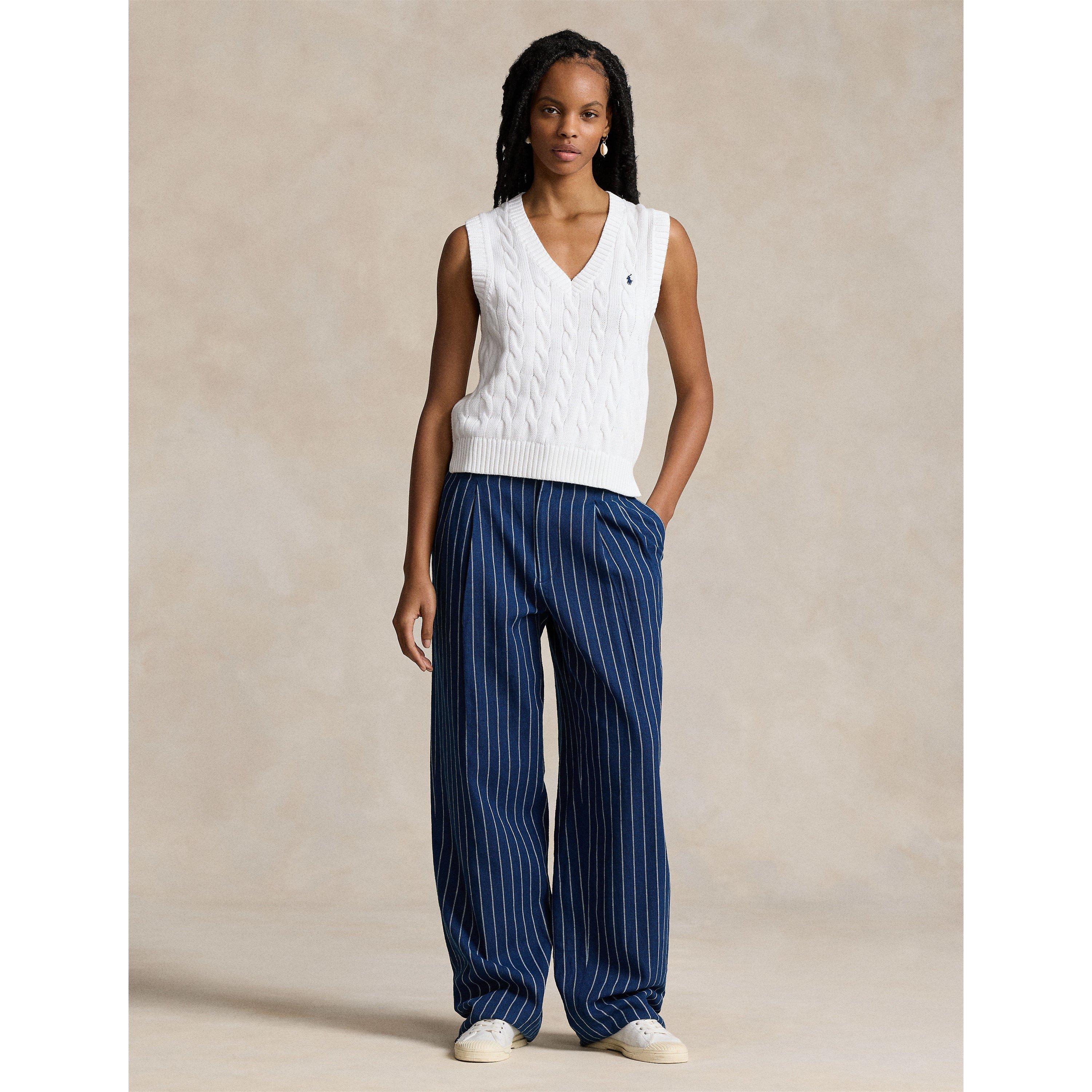 Cable Knit Sleeveless Jumper