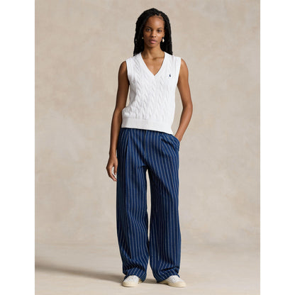 Cable Knit Sleeveless Jumper