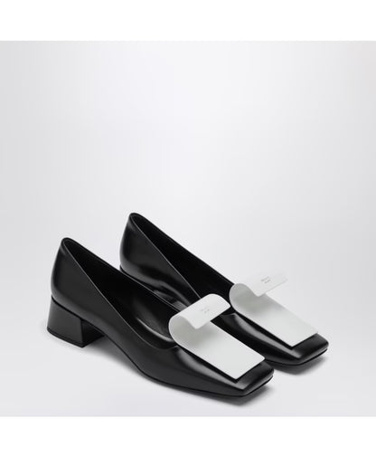 Prada Black Heeled Decollete Shoes