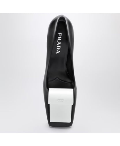 Prada Black Heeled Decollete Shoes