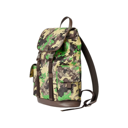 Gucci GG Large Backpack Green Yellow