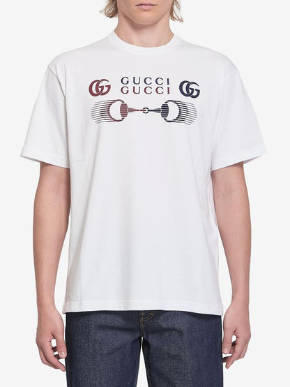 GUCCI Printed cotton jersey T-shirt