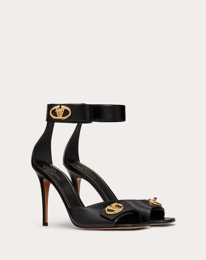 V-Logo Locker Calfskin Sandal