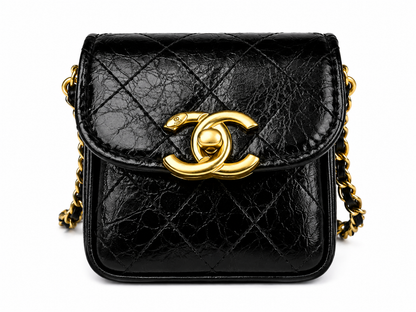 Black & Gold Hardware Make Up Bag & Coin Purse & Pouch VIP GIFT