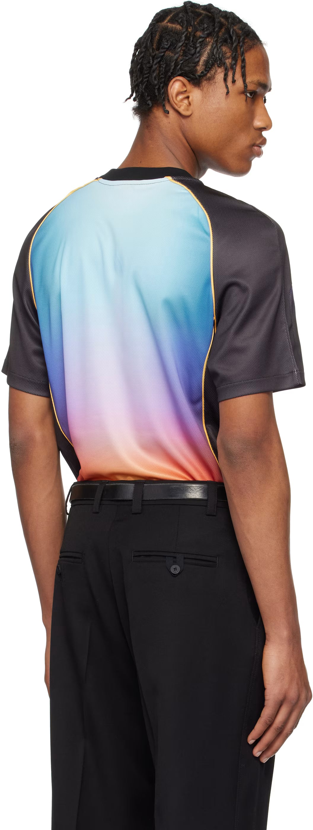 Multicolor Gradient Football T-shirt